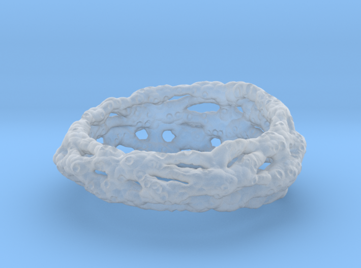 Cellulesque Ring 3d printed