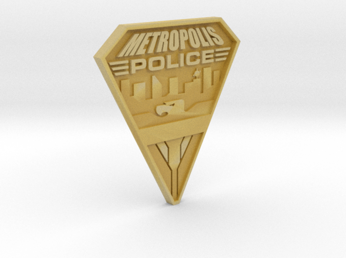 Replica Metropolis PD badge 3d printed