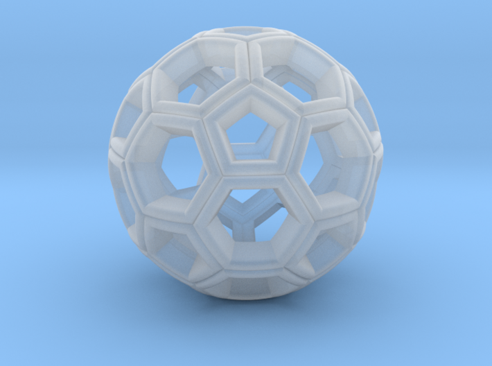 Soccer Ball Pendant 3d printed