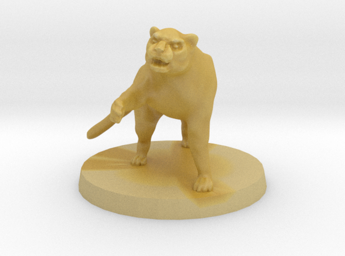 Panther (alone) 3d printed