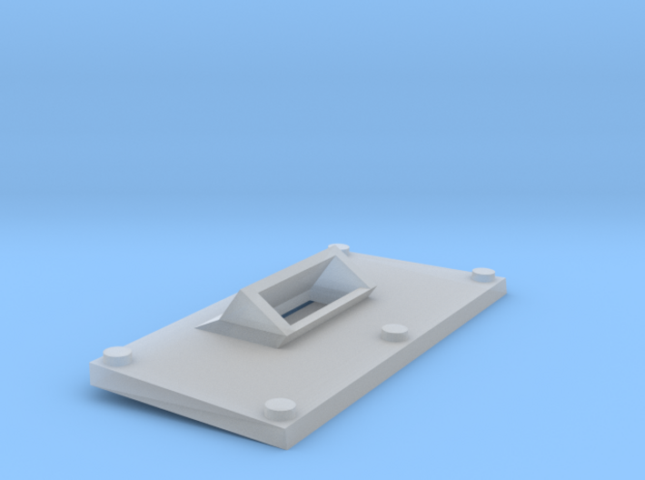 Simple alt front plate for goblin tank 3d printed