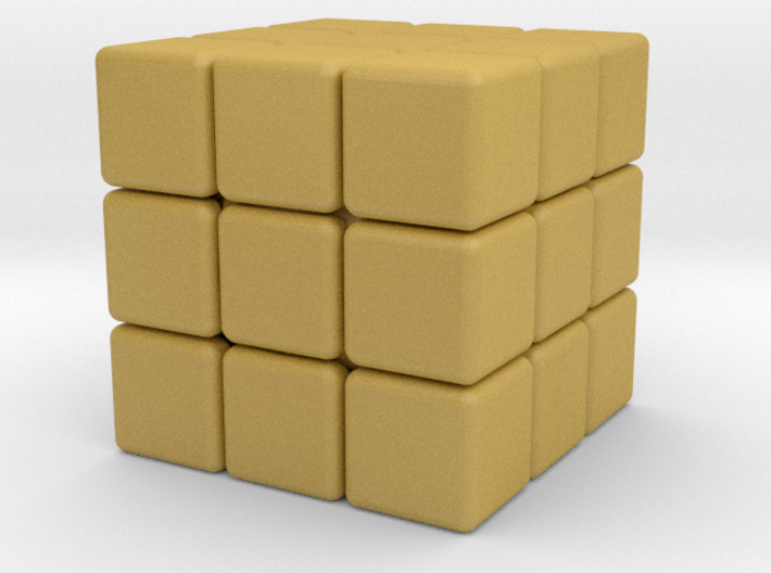 Mini 12mm 3x3x3 Cube 3d printed 