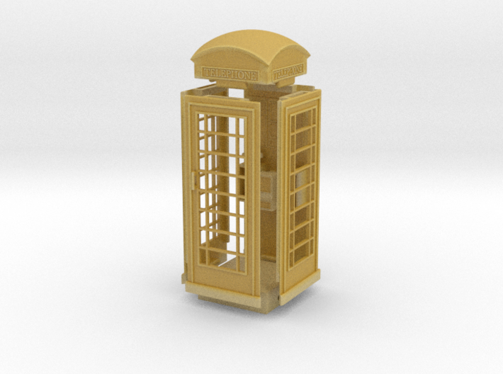 K6 Telephone Box (kiosk) - OO scale (1:76) 3d printed 