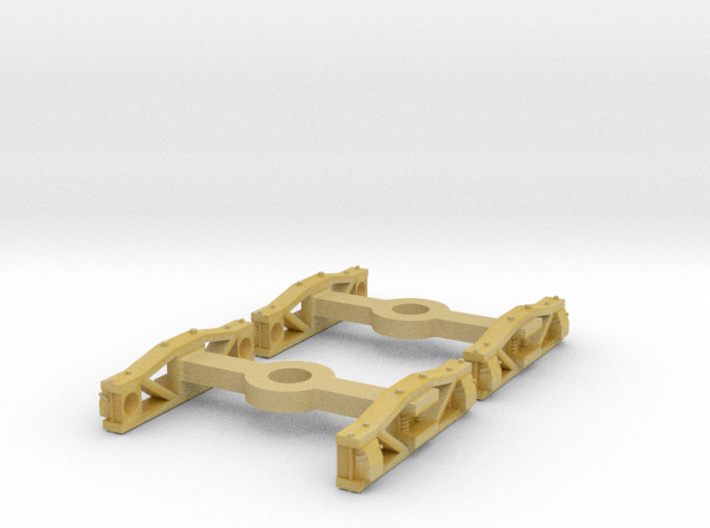 N gauge wood beam archbar trucks  3d printed 