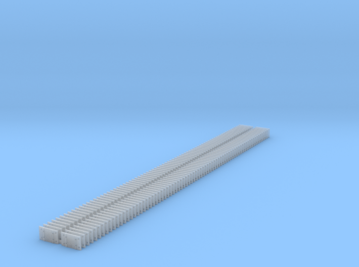 Small 8 Hole tieplate - O Scale - 150 count 3d printed