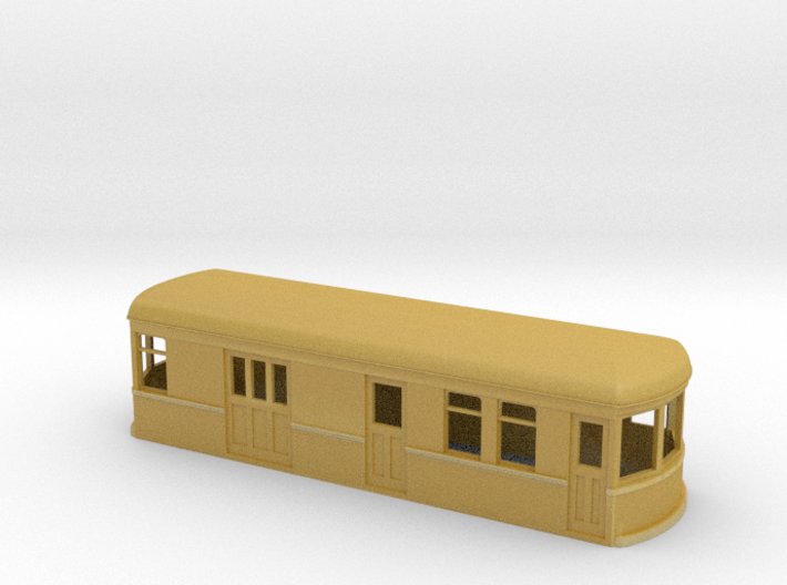 N gauge short trolley RPO 3d printed 