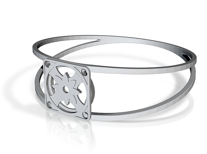 Elegant Bangle - Eight Petal Supported 3d printed