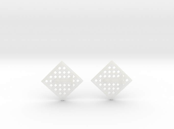 Chess Earrings - Bishop 3d printed