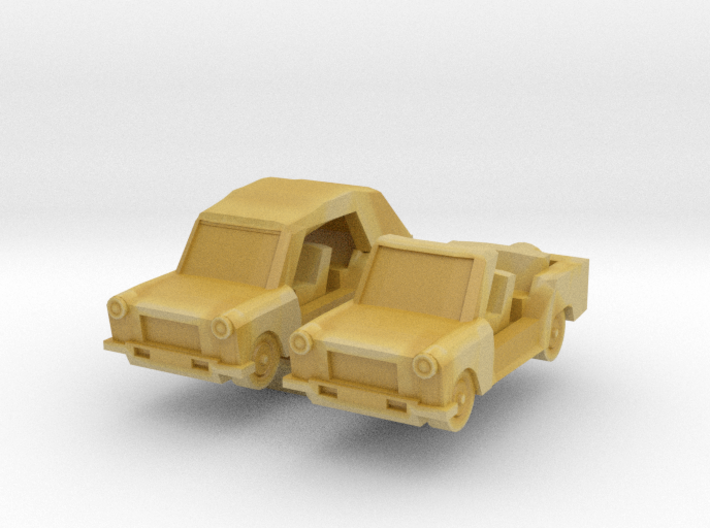 N Scale Trabant Kuebel 3d printed
