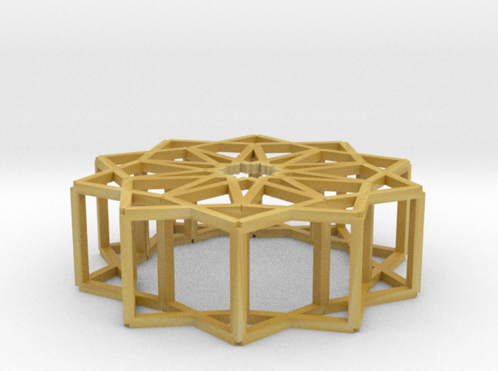 Cube Star Ornament 2.0 3d printed