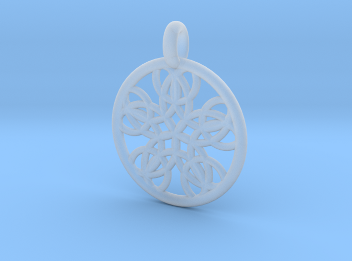Isonoe pendant 3d printed