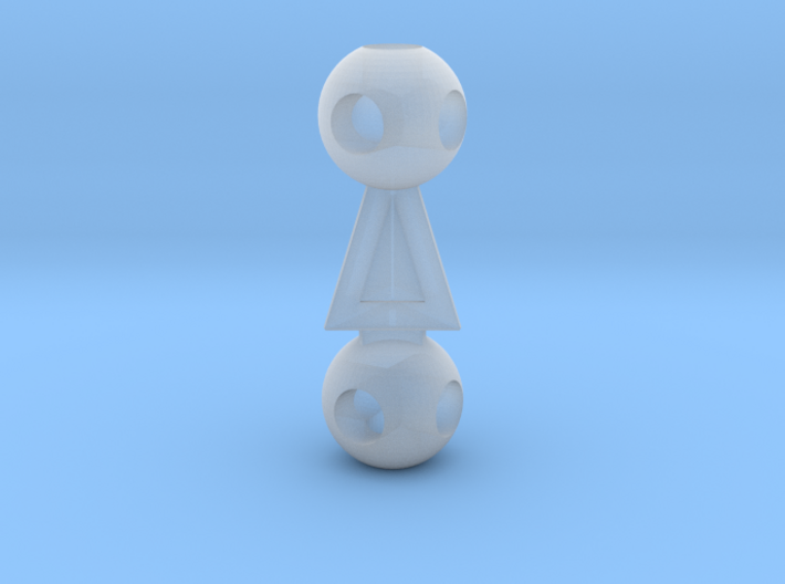 RigIt - MaleToMale Bone Pendant 3d printed