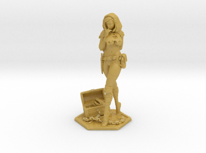Female Thief 40mm Game Piece 3d printed 