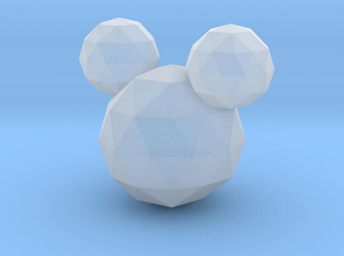 Crystal Mickey 3d printed