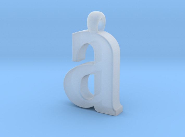 Lowercase A 3d printed