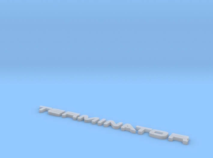 Terminator Letters 3d printed