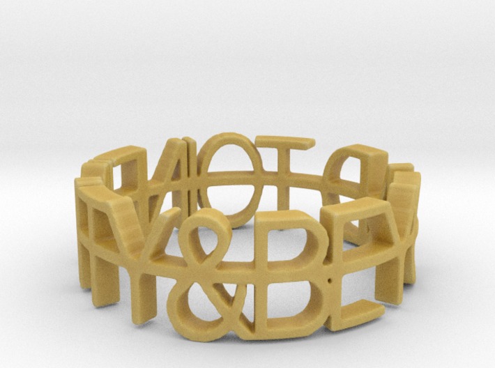 to infinity and beyond ring Ring Size 6 3d printed