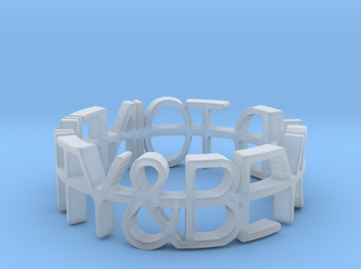 to infinity and beyond ring Ring Size 6 3d printed