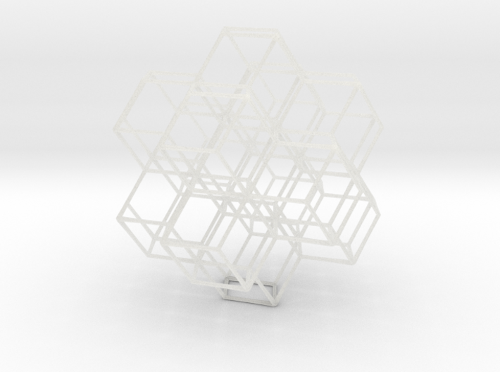 Rhombic Dodecahedral Lattice 3d printed