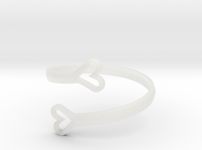 FLYHIGH: Open Hearts Bracelet 3d printed