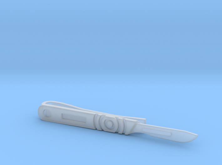 Scalpel Tie Bar (Plastics) 3d printed
