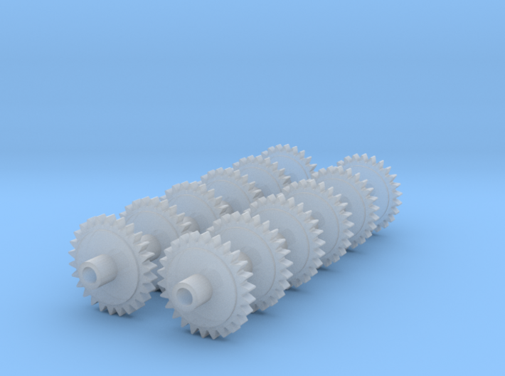 Replacement 2mmFS Terrier Gears With Muffs 3d printed