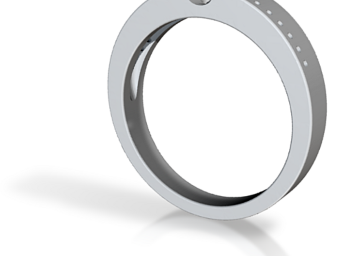 Wedding Engagement Ring C2 3d printed