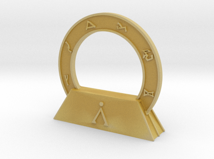 Abydos Stargate with Eagle Nebula 3d printed