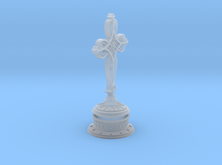 Decorative Cross with hollow base 3d printed