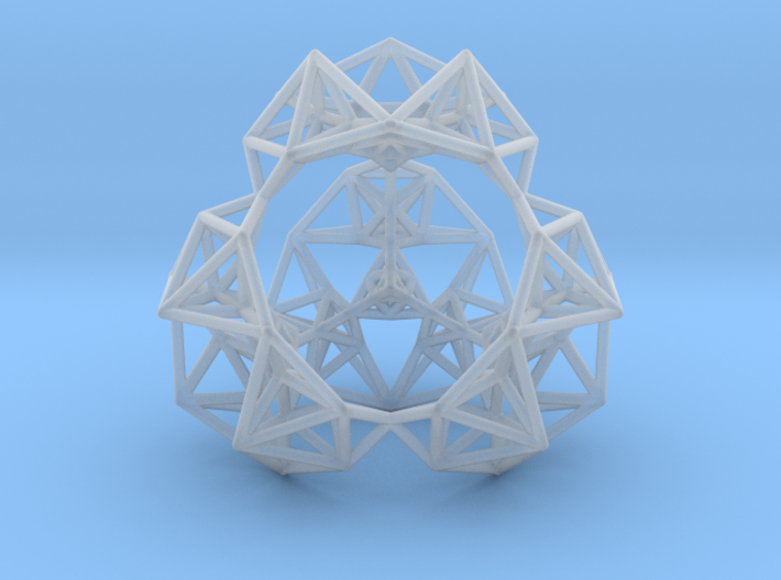 Inversion of a Sierpinski Tetrahedron 3d printed