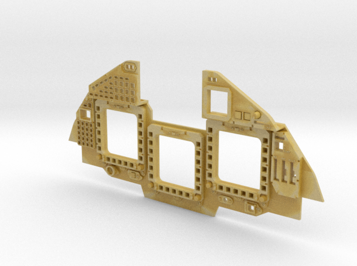 CARF eurofighter cockpit panel super scale rc jet  3d printed 