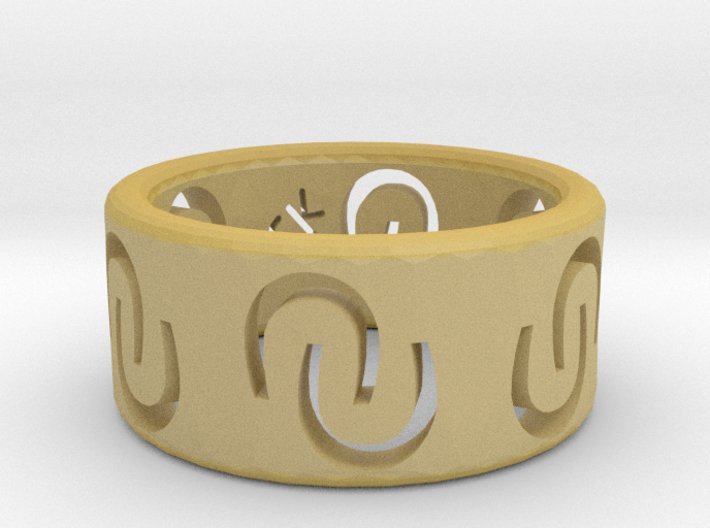 Ring of luck 3d printed 