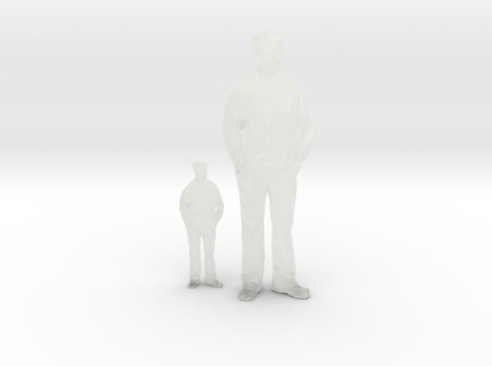 Architectural Man - 1:50 + 1:100 - Standing 3d printed