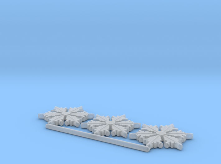 3 Tiny Frozenflakes 3d printed