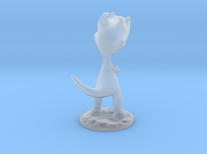 Poor T-Rex full-color miniature statue 3d printed