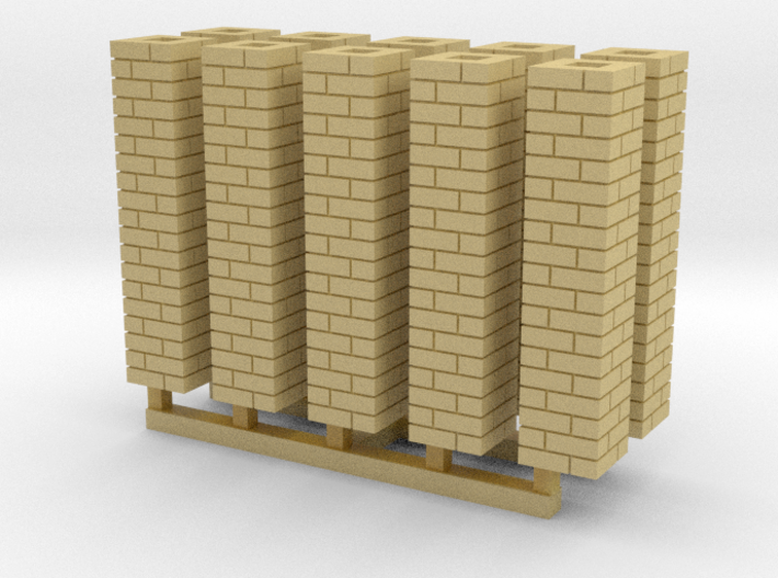 Single Brick Pier HO X 10 3d printed 