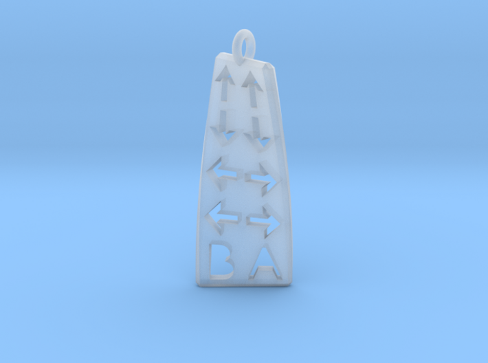 Konami Code Pendant - Twisted 3d printed