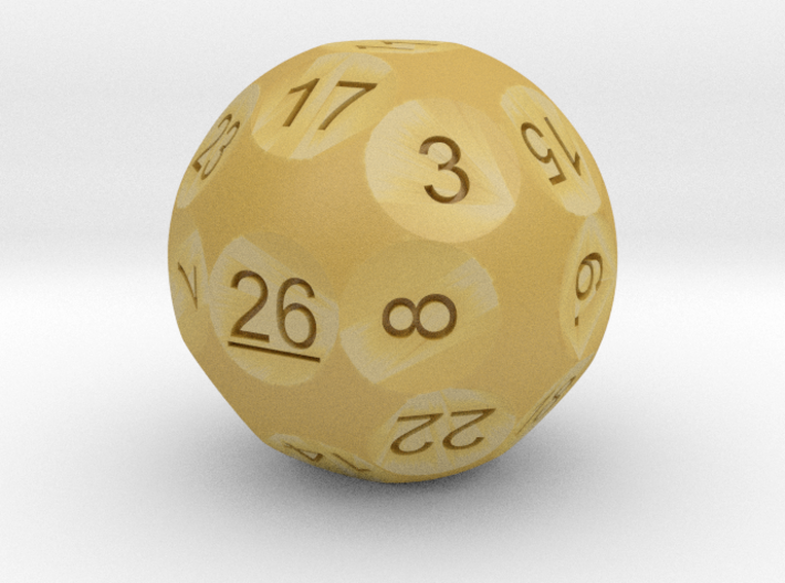 D26 Sphere Dice for Impact! Miniatures 3d printed