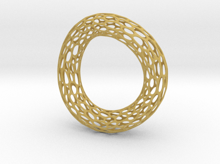 Twisted Cell Bracelet 3d printed