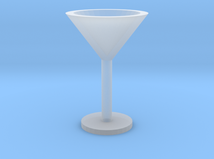 Martini glass mini 3d printed
