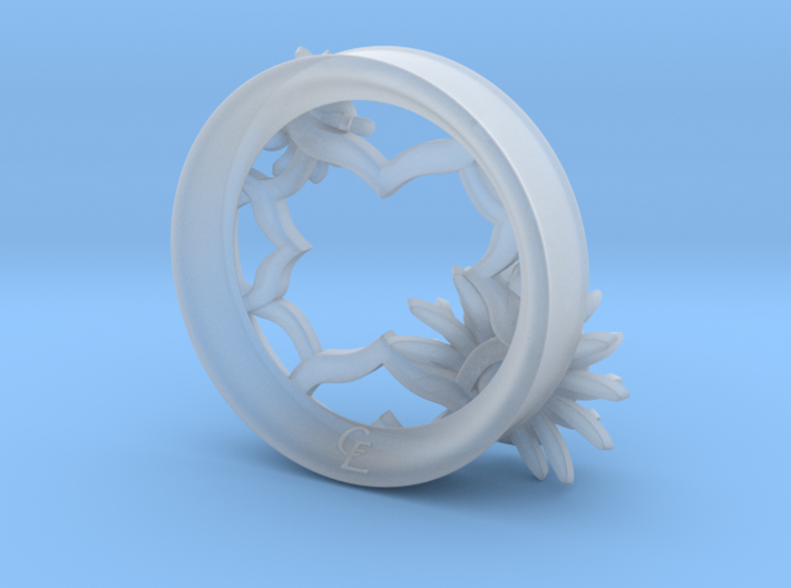 2 Inch Chrysanthemum Tunnel (Right) 3d printed