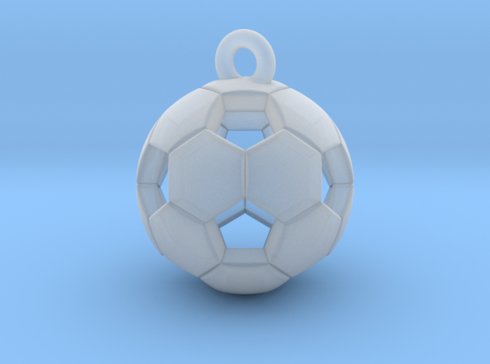 Soccer Ball Pendant 3d printed