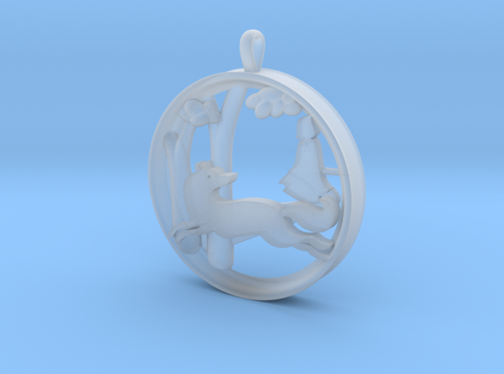 Children's Wall Charm &quot;Little Red Riding Hood&quot; 3d printed