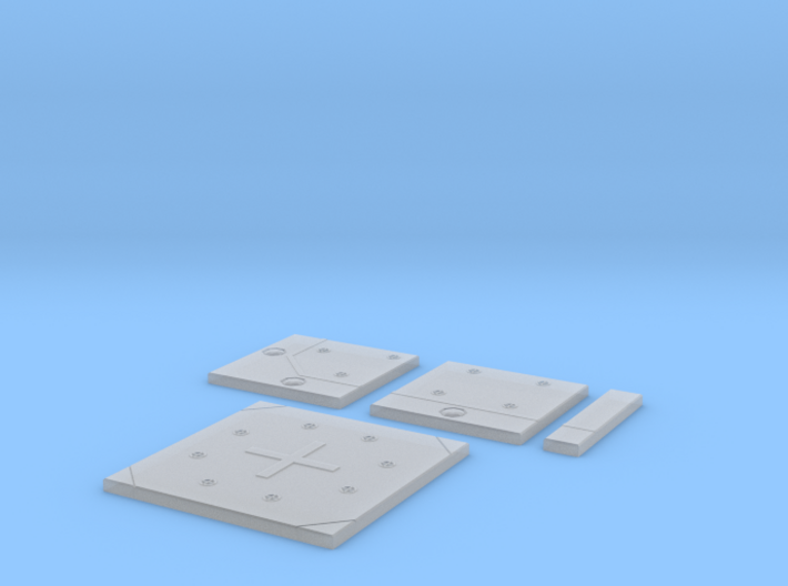 SciFi Tile X1 - Landing Pad 3d printed