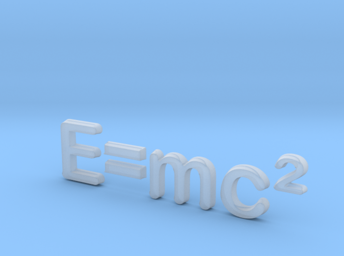 E=mc^2 3D C 3d printed