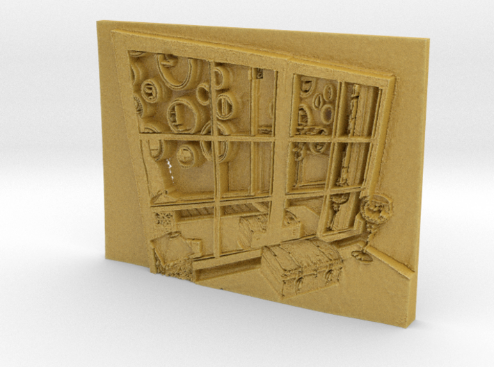 Window Through Time and Space 3d printed