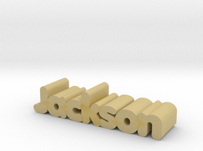 Jackson 3d printed