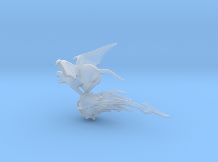 Winged Rat with Plague Censer 1 3d printed