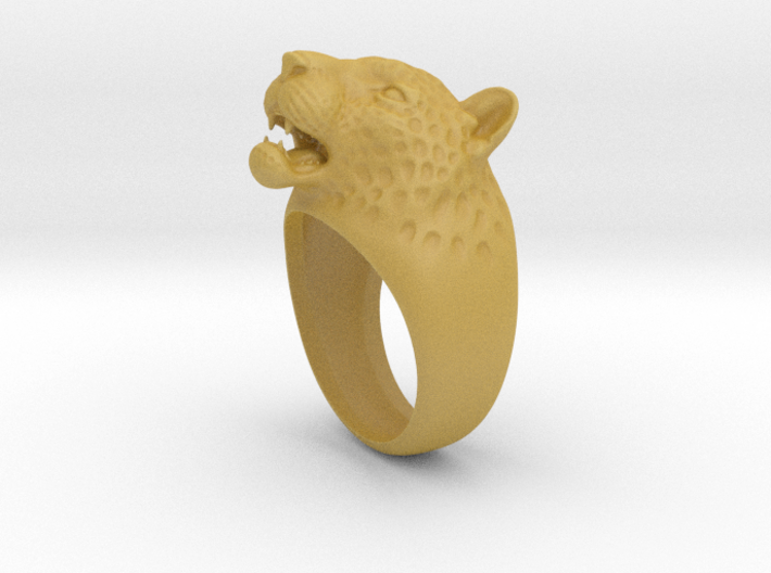 Leoparg Ring 3d printed