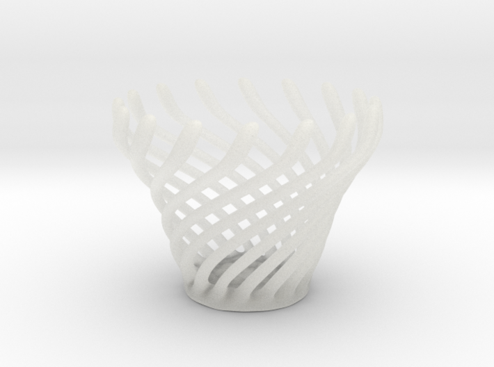 Swirly Fun Egg Cup 3d printed